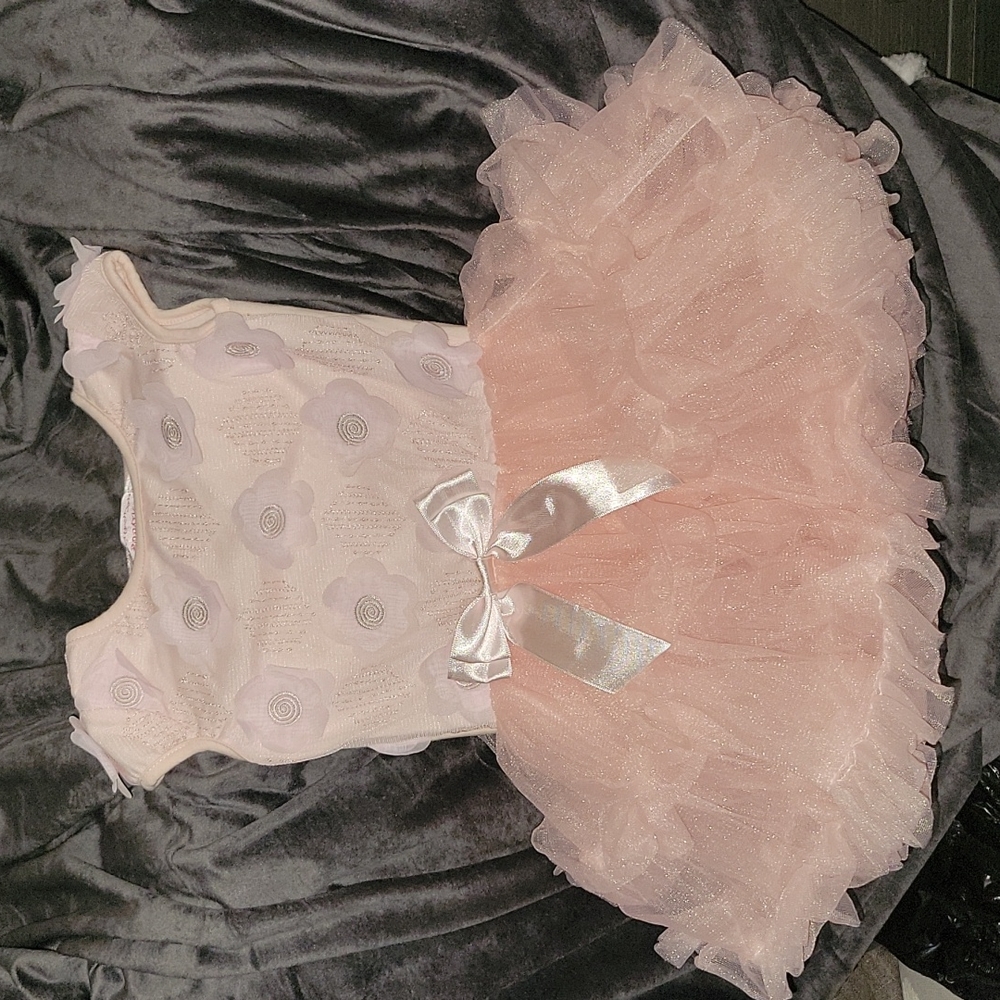 Cutest ever toddler girl fluffy dress